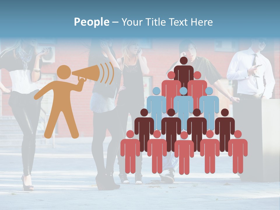 People Calling PowerPoint Template