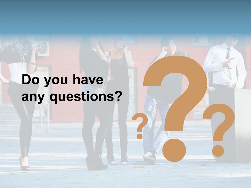 People Calling PowerPoint Template