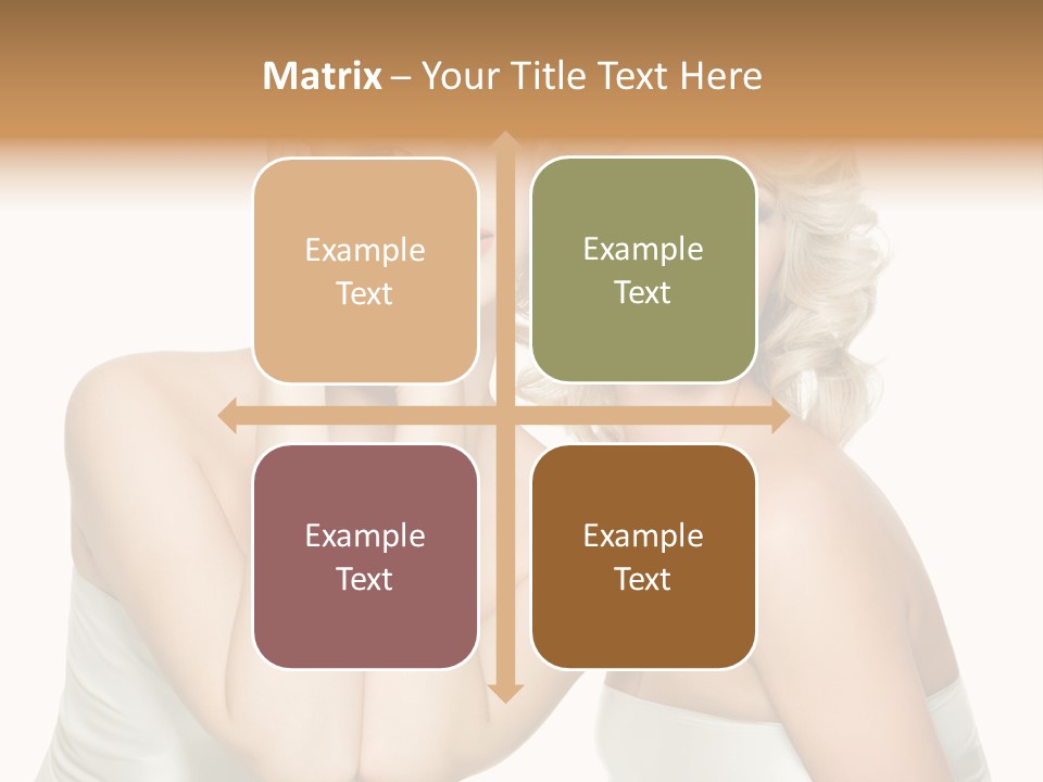 Faces Of Beautiful Women PowerPoint Template