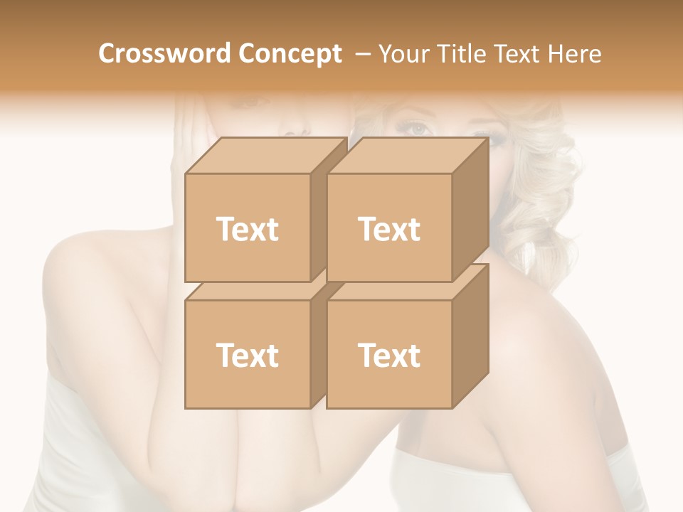 Faces Of Beautiful Women PowerPoint Template