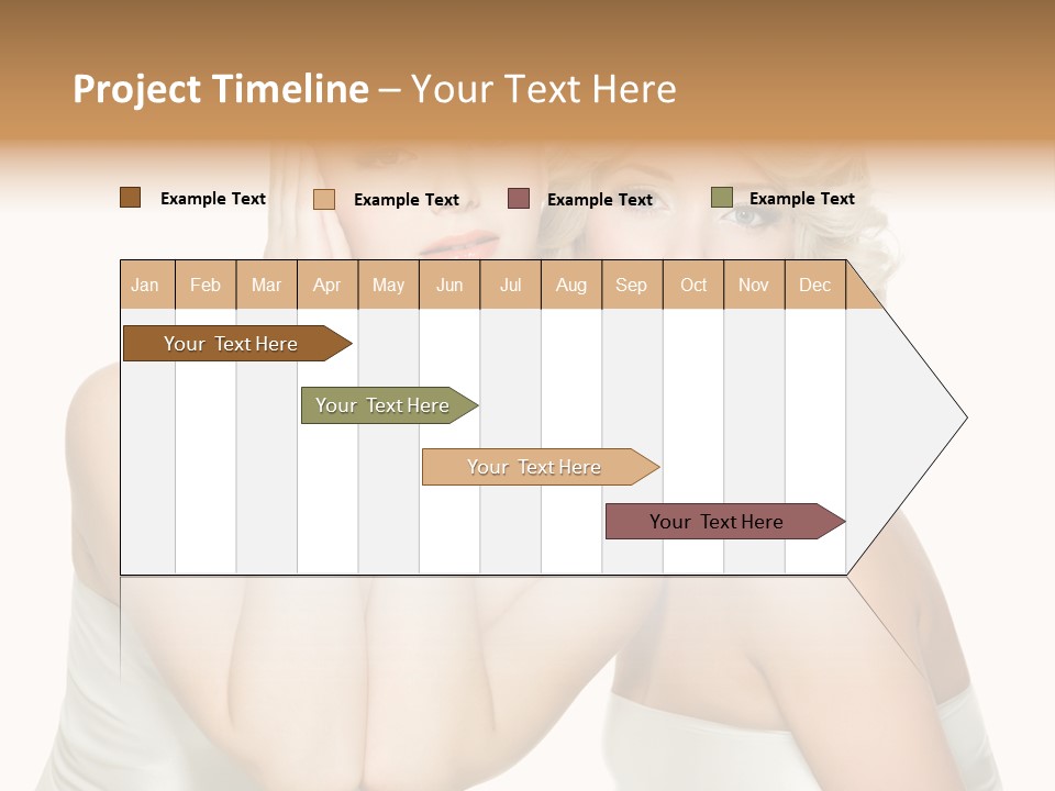 Faces Of Beautiful Women PowerPoint Template