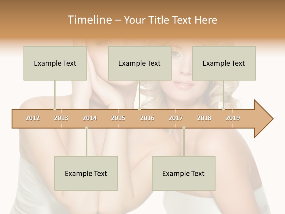 Faces Of Beautiful Women PowerPoint Template