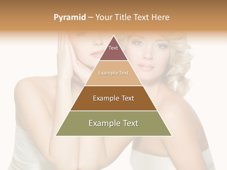 Faces Of Beautiful Women PowerPoint Template