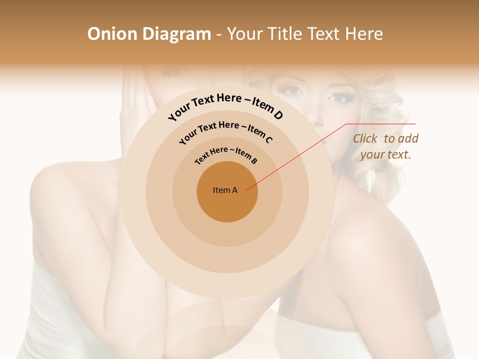 Faces Of Beautiful Women PowerPoint Template