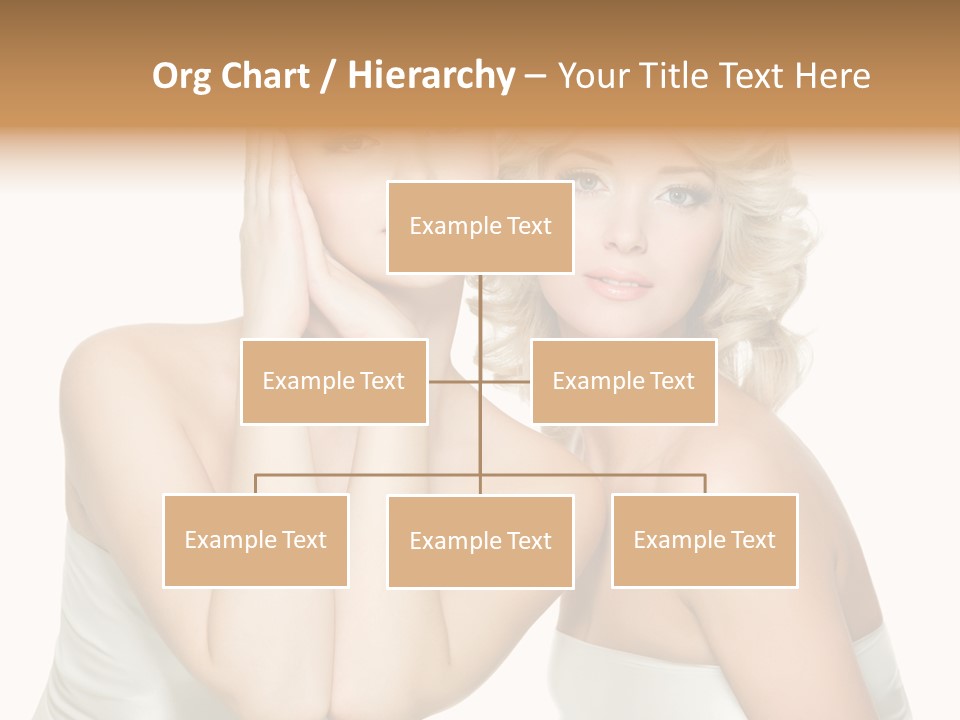 Faces Of Beautiful Women PowerPoint Template