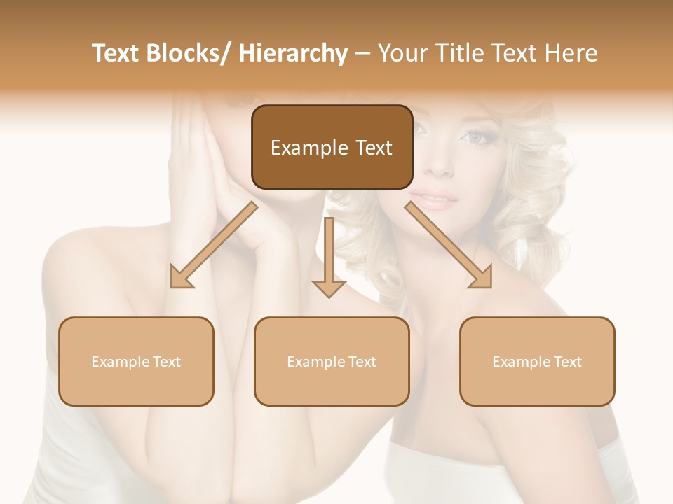 Faces Of Beautiful Women PowerPoint Template