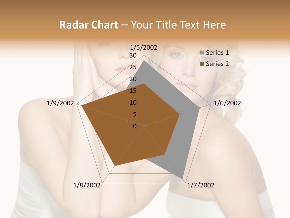 Faces Of Beautiful Women PowerPoint Template