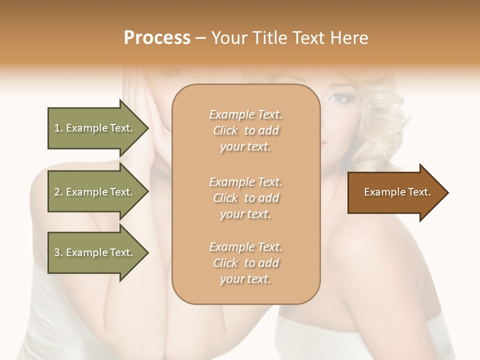 Faces Of Beautiful Women PowerPoint Template