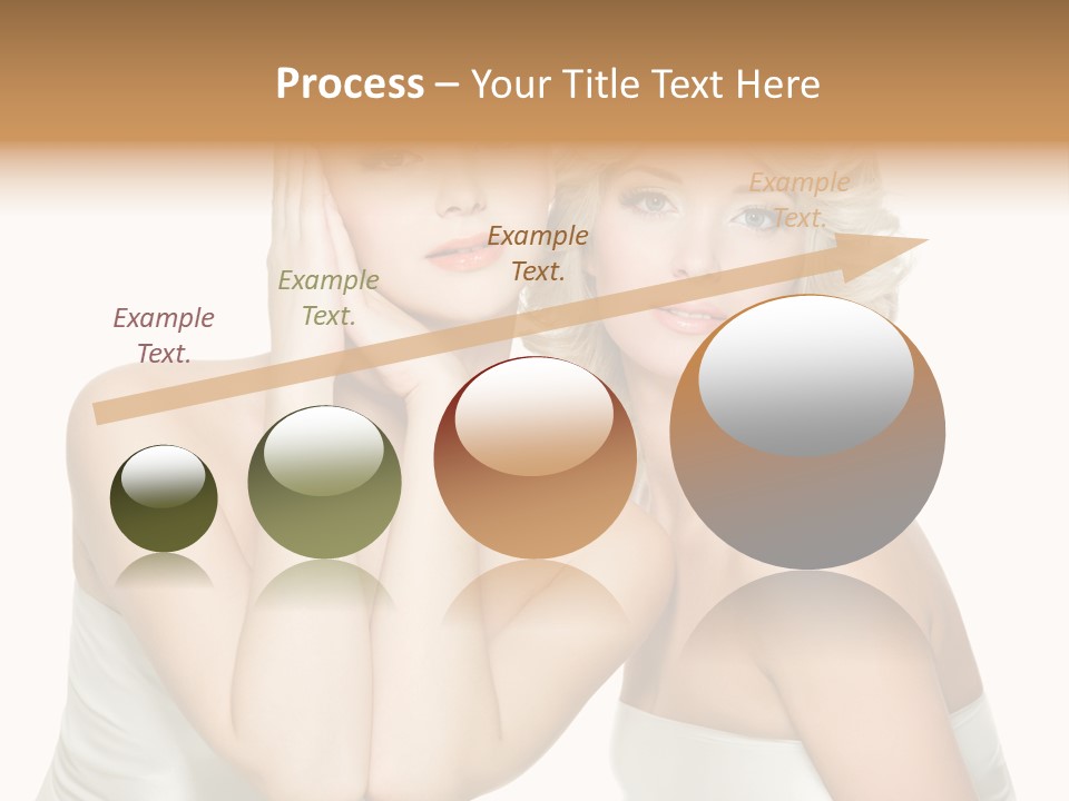 Faces Of Beautiful Women PowerPoint Template