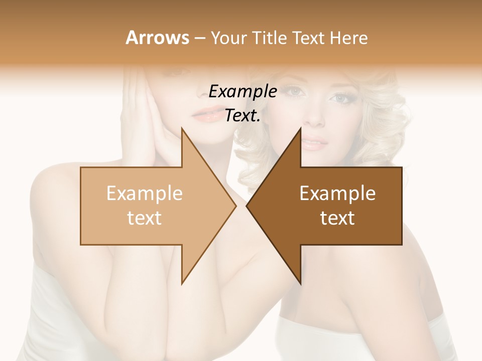 Faces Of Beautiful Women PowerPoint Template