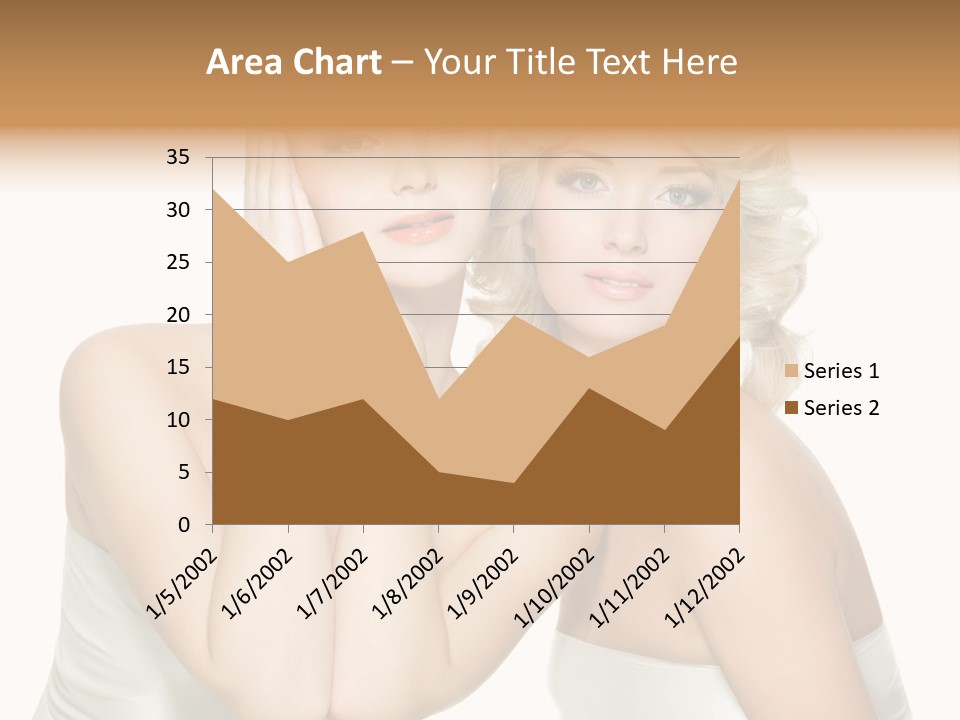 Faces Of Beautiful Women PowerPoint Template