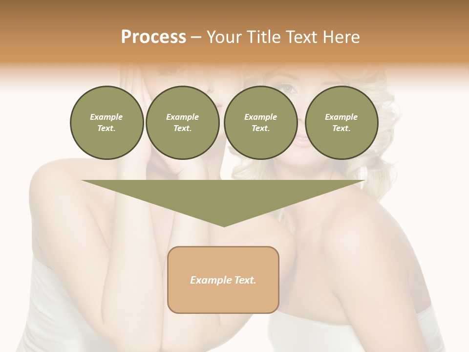 Faces Of Beautiful Women PowerPoint Template