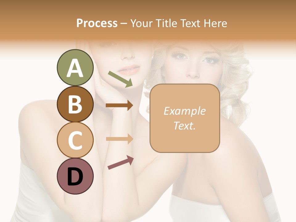 Faces Of Beautiful Women PowerPoint Template