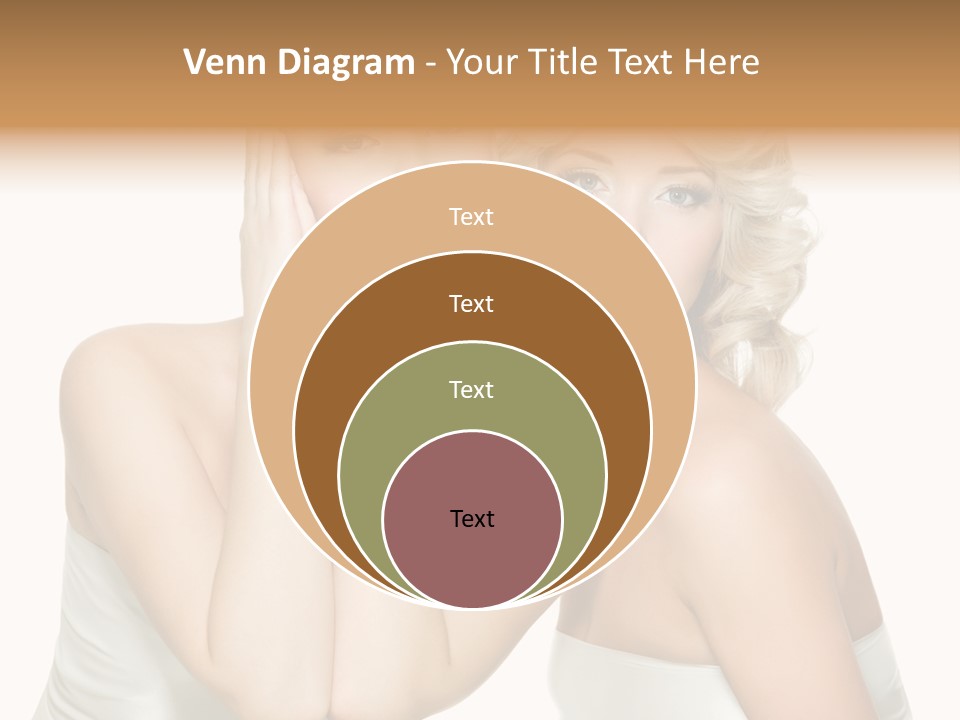 Faces Of Beautiful Women PowerPoint Template