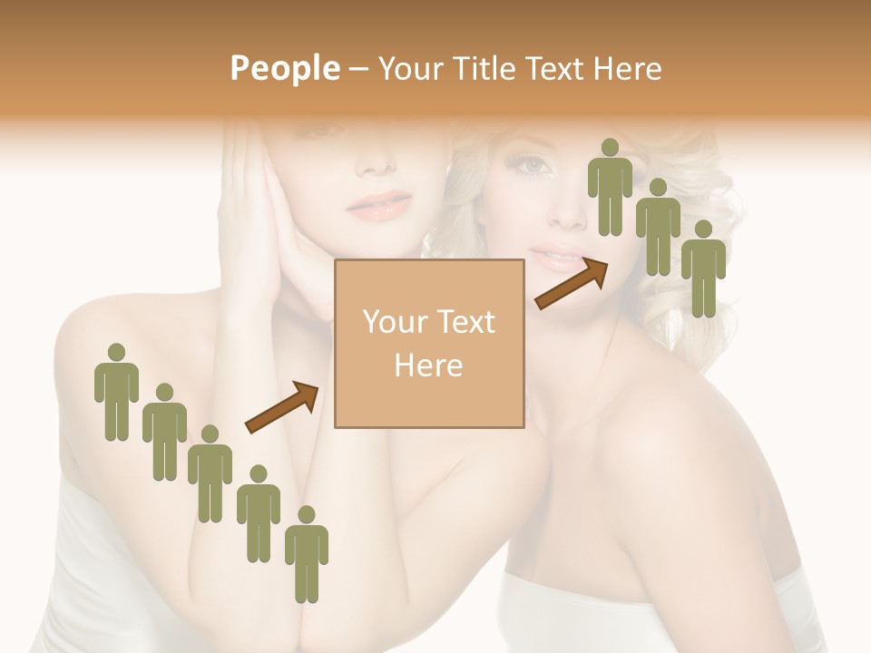 Faces Of Beautiful Women PowerPoint Template