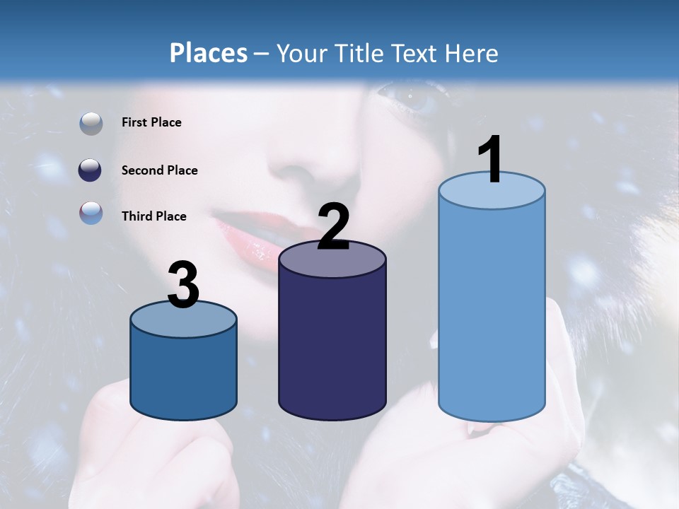 Mysterious Snowstorm Pretty PowerPoint Template