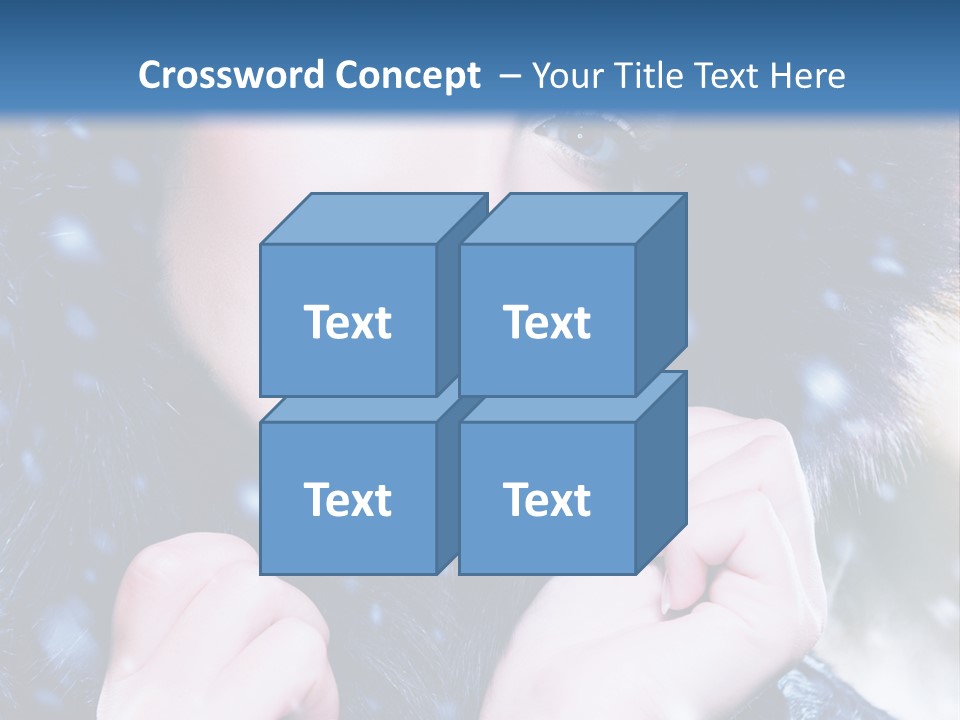 Mysterious Snowstorm Pretty PowerPoint Template