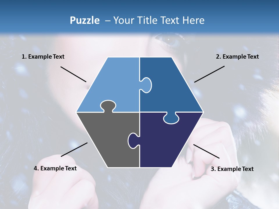 Mysterious Snowstorm Pretty PowerPoint Template