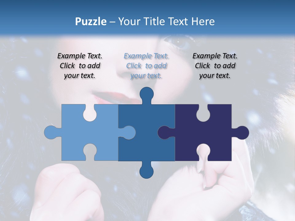 Mysterious Snowstorm Pretty PowerPoint Template