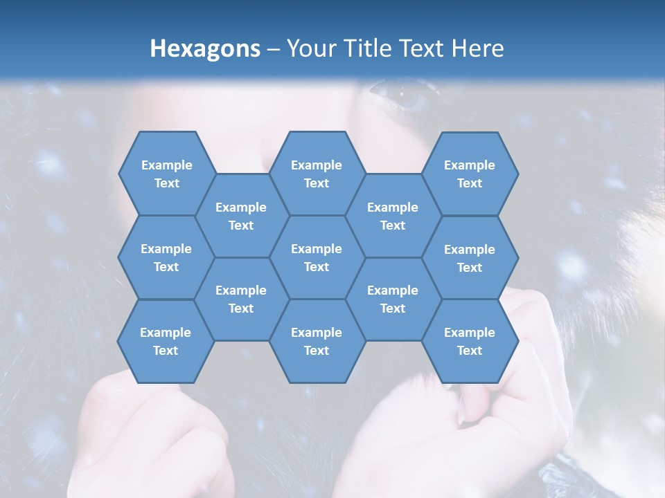 Mysterious Snowstorm Pretty PowerPoint Template