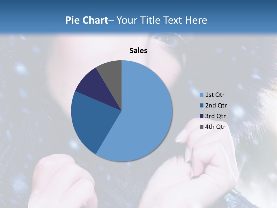 Mysterious Snowstorm Pretty PowerPoint Template