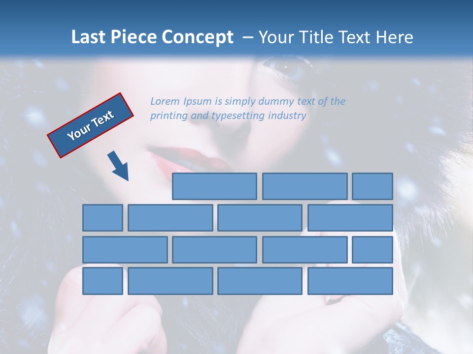 Mysterious Snowstorm Pretty PowerPoint Template