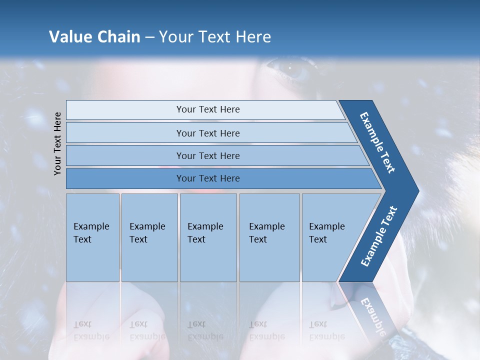 Mysterious Snowstorm Pretty PowerPoint Template