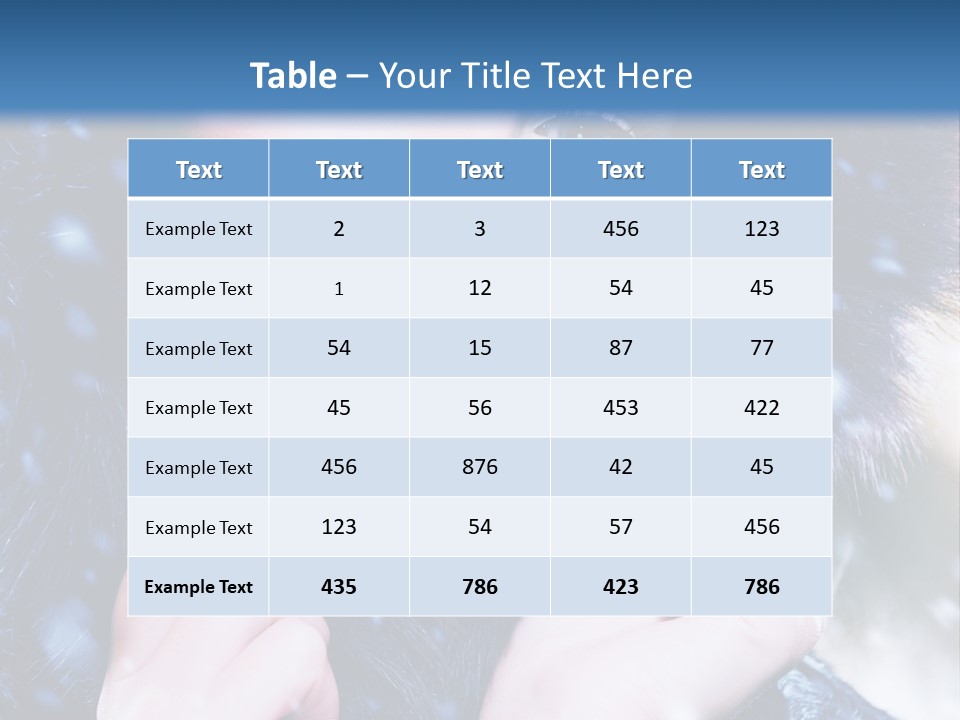 Mysterious Snowstorm Pretty PowerPoint Template
