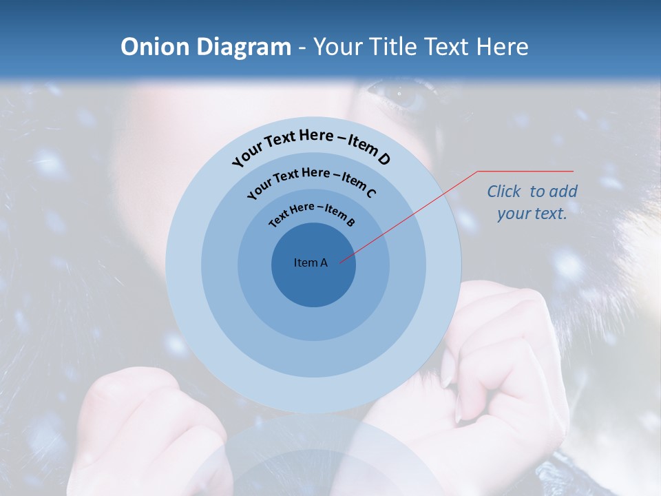 Mysterious Snowstorm Pretty PowerPoint Template