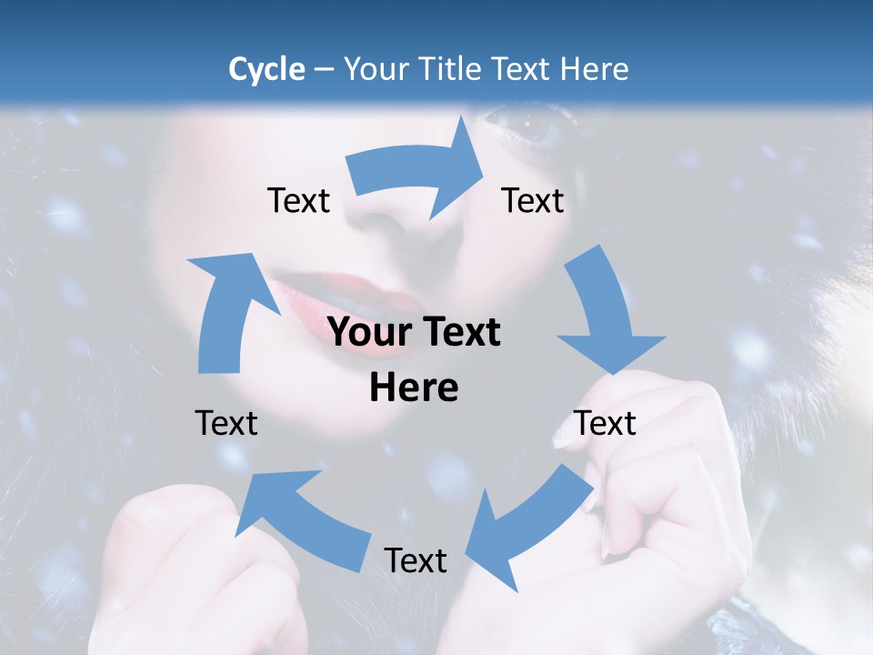 Mysterious Snowstorm Pretty PowerPoint Template