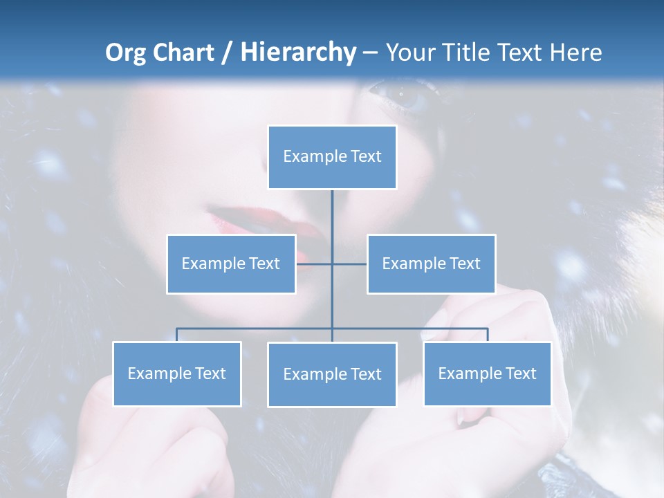 Mysterious Snowstorm Pretty PowerPoint Template