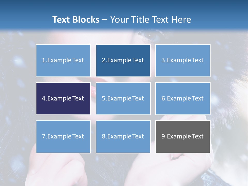 Mysterious Snowstorm Pretty PowerPoint Template