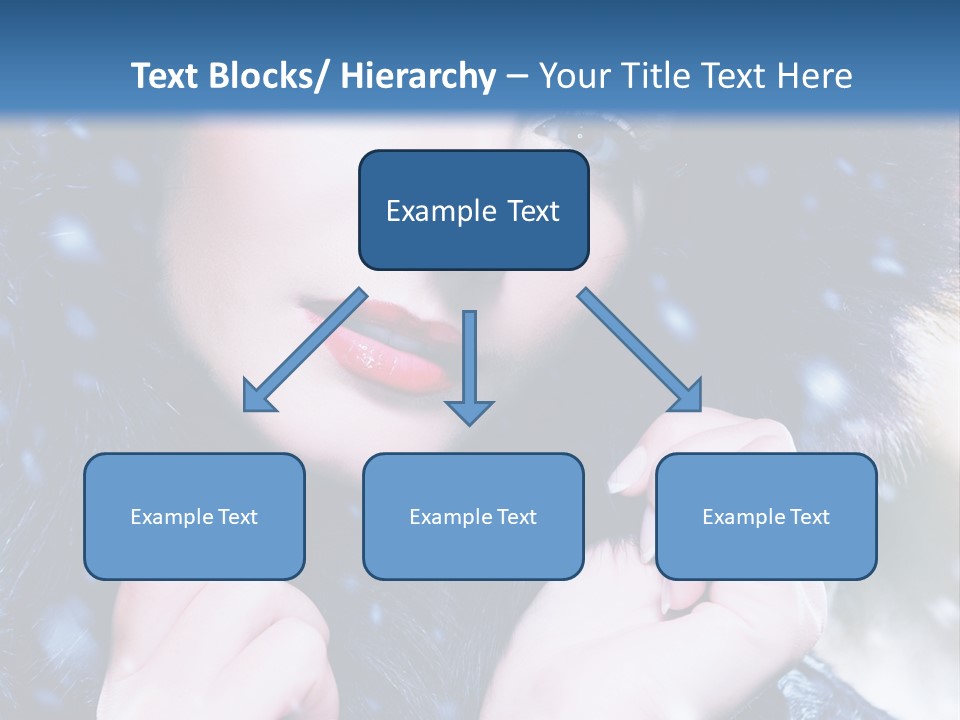 Mysterious Snowstorm Pretty PowerPoint Template