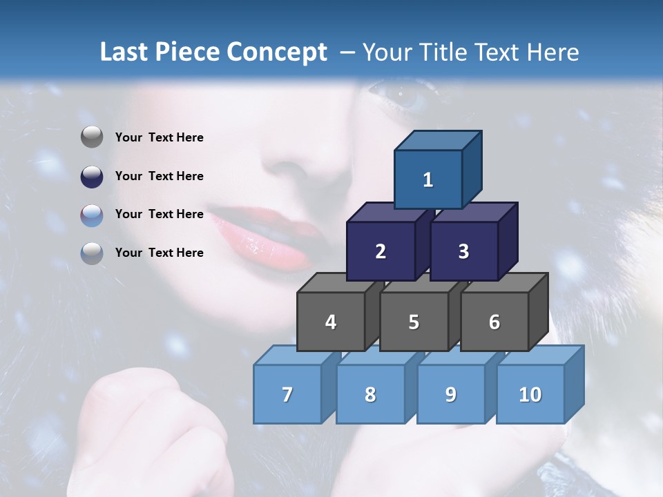 Mysterious Snowstorm Pretty PowerPoint Template