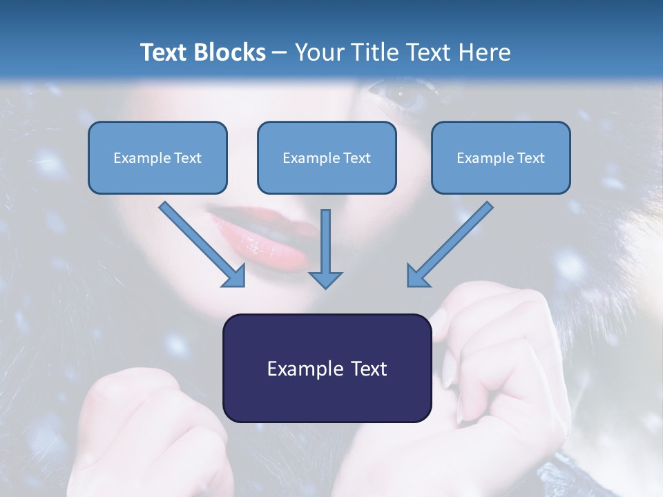 Mysterious Snowstorm Pretty PowerPoint Template