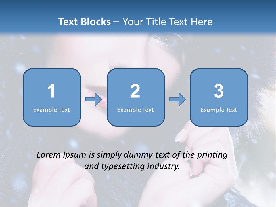 Mysterious Snowstorm Pretty PowerPoint Template