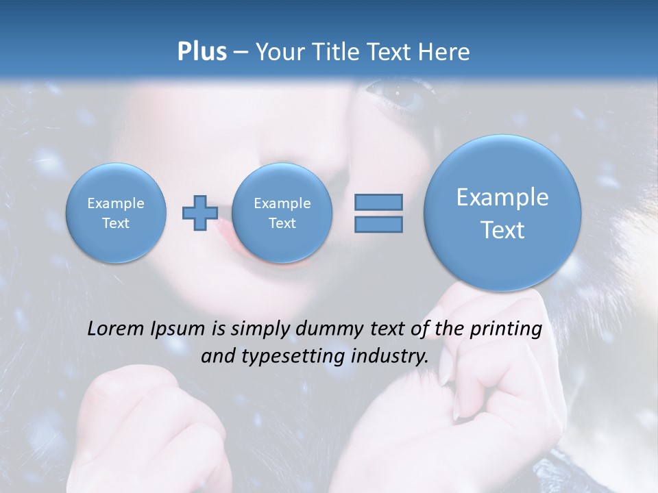 Mysterious Snowstorm Pretty PowerPoint Template