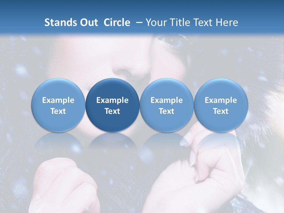 Mysterious Snowstorm Pretty PowerPoint Template