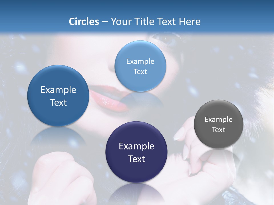 Mysterious Snowstorm Pretty PowerPoint Template