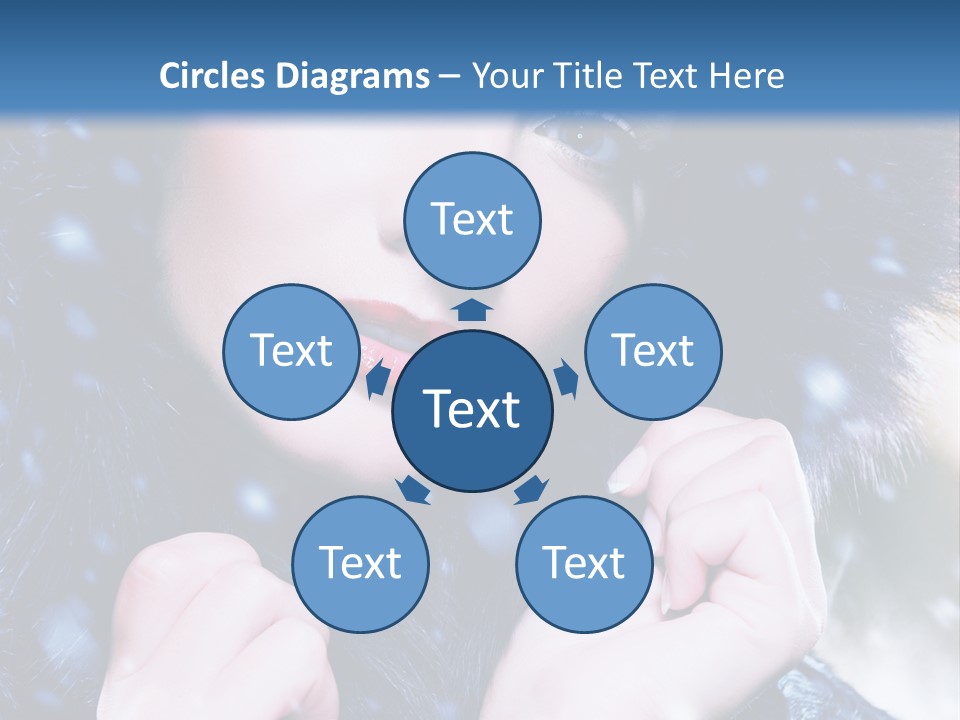 Mysterious Snowstorm Pretty PowerPoint Template