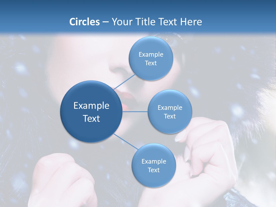 Mysterious Snowstorm Pretty PowerPoint Template