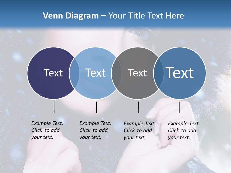 Mysterious Snowstorm Pretty PowerPoint Template