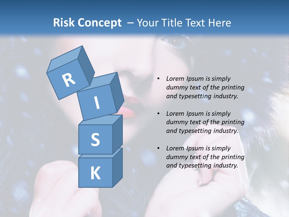 Mysterious Snowstorm Pretty PowerPoint Template