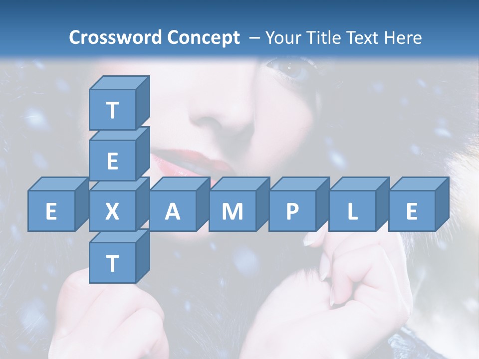 Mysterious Snowstorm Pretty PowerPoint Template