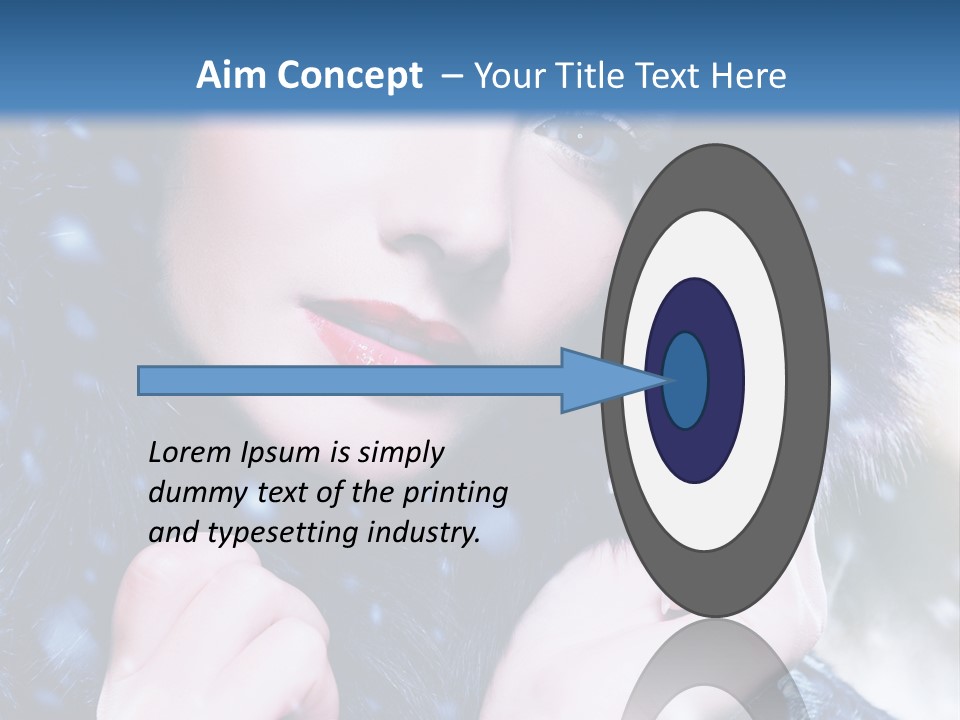 Mysterious Snowstorm Pretty PowerPoint Template