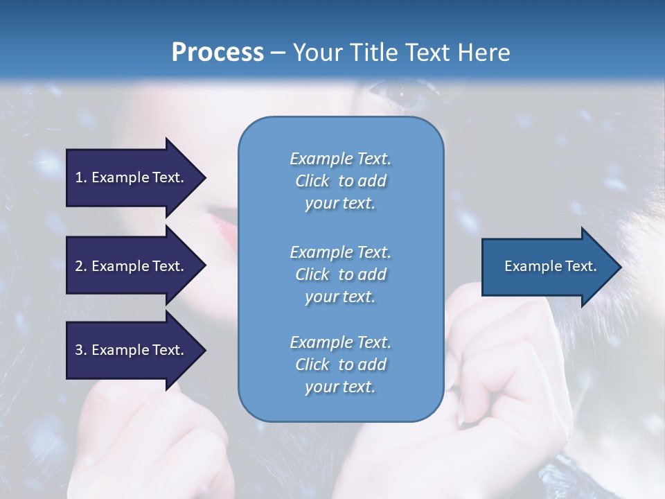Mysterious Snowstorm Pretty PowerPoint Template