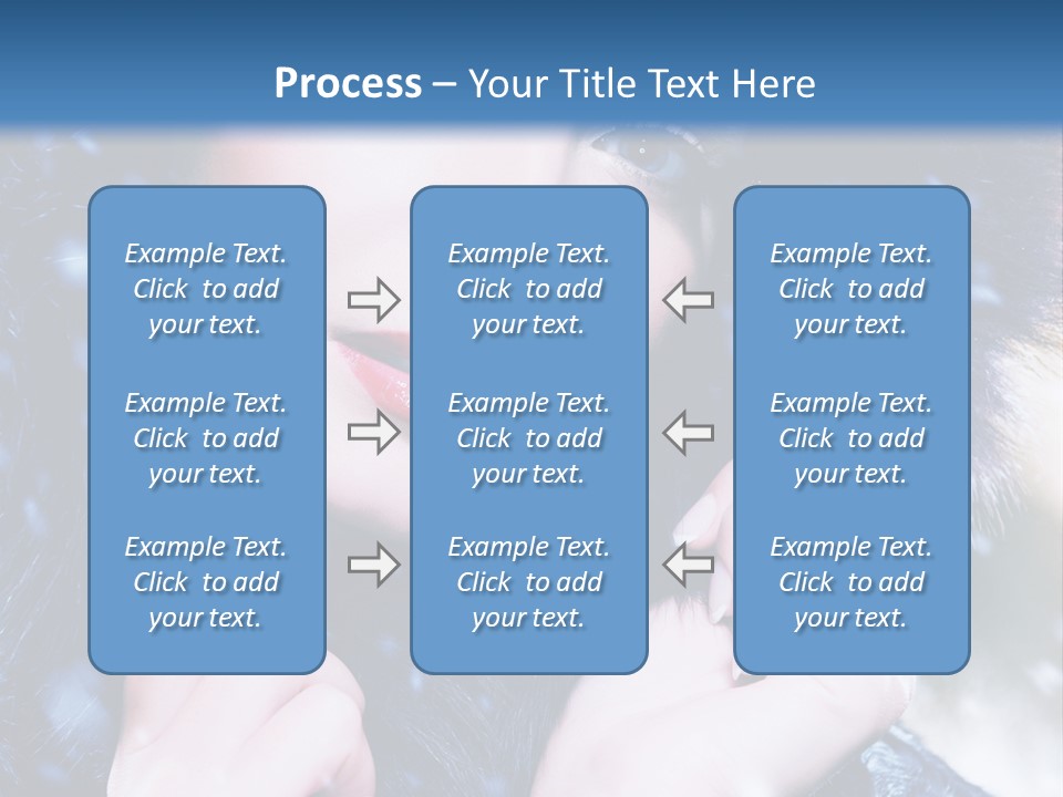 Mysterious Snowstorm Pretty PowerPoint Template
