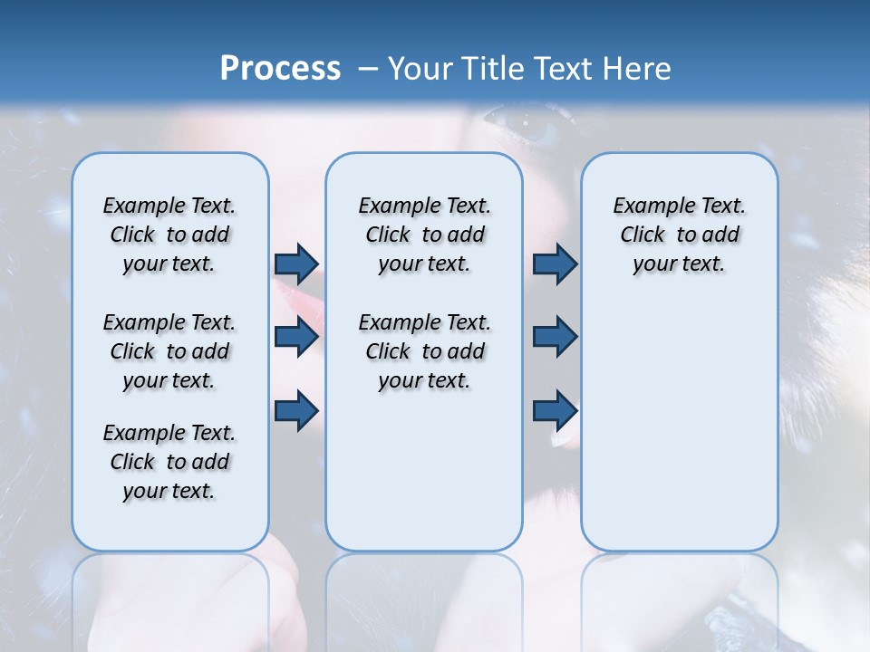 Mysterious Snowstorm Pretty PowerPoint Template