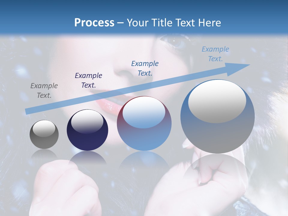 Mysterious Snowstorm Pretty PowerPoint Template