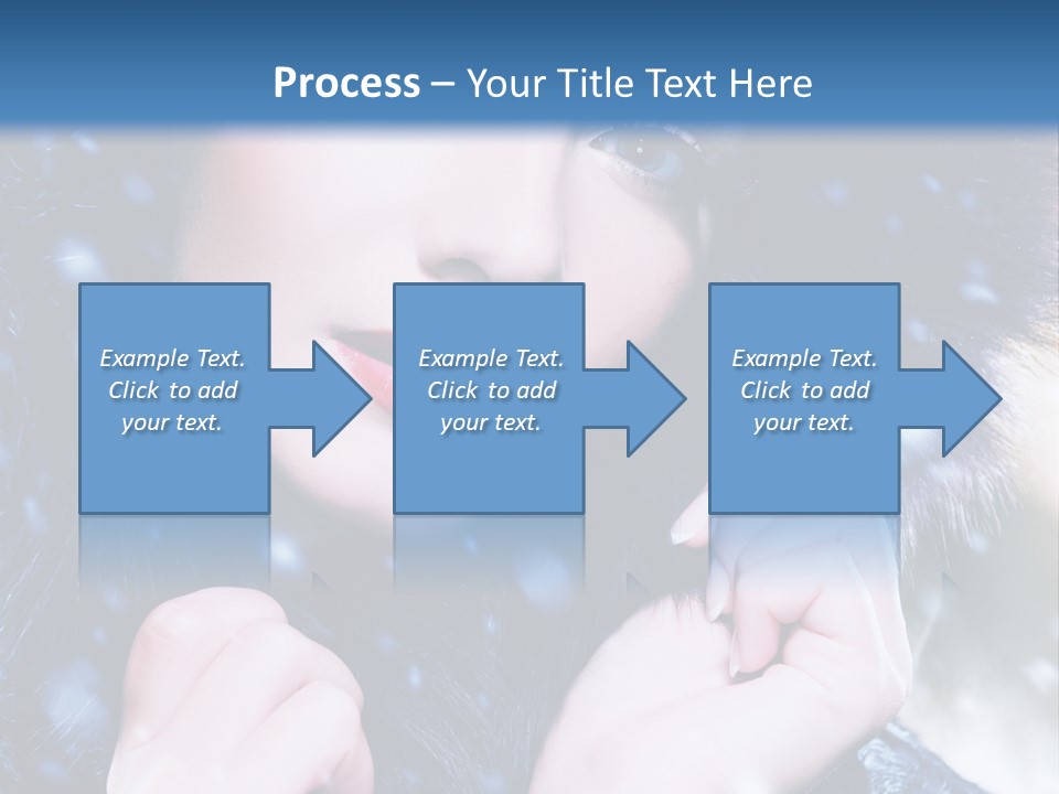 Mysterious Snowstorm Pretty PowerPoint Template
